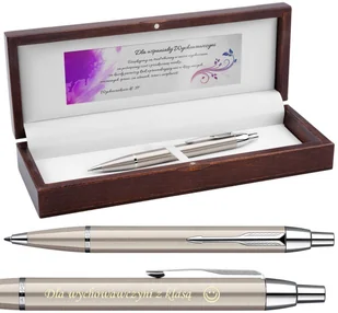 Parker IM Brushed CT Długopis Grawer i Dedykacja - wliczony w cenę 8075 - Długopisy - miniaturka - grafika 3