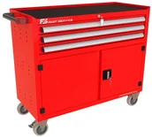 Pozostałe wyposażenie warsztatu - Fastservice Wózek warsztatowy TRUCK z 3 szufladami i drzwiami PT-230 PT-230 - miniaturka - grafika 1