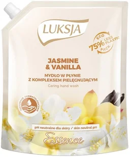 Luksja Essence Mydło w płynie do rąk Jasmine & vanilla zapas 900 ml - Mydła - miniaturka - grafika 2