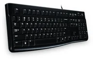 Klawiatury - Logitech K120 USB ukraińsko Czarny klawiatura  klawiatura (standardowe, przewodowe, USB, czarny) 920-002643 - miniaturka - grafika 1