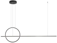 Lampy sufitowe - Redo Redo 01-1735 - LED Żyrandol na lince GIOTTO LED/49W/230V czarny - miniaturka - grafika 1