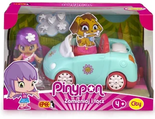EPEE PinyPon City Samochód z laleczką 7cm FPP16611 - Lalki dla dziewczynek - miniaturka - grafika 3