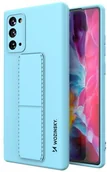Etui i futerały do telefonów - Wozinsky Kickstand Case elastyczne silikonowe etui z podstawką Samsung Galaxy Note 20 granatowy - miniaturka - grafika 1
