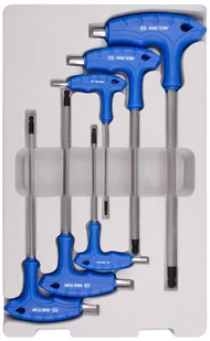 KING TONY 22106 MR trzpień sześciokątny głowica kulowa chlssel zestaw w uchwycie z głowicą kulową, zestaw 6-częściowy, metryczny 22106MR - Akcesoria do elektronarzędzi - miniaturka - grafika 7