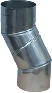 Kominy i akcesoria - Komin-Flex Kolano nastawne 120 mm - miniaturka - grafika 1