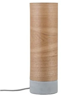 PAULMANN Drewniana lampa stołowa Skadi z betonową podstawą - Lampy stojące - miniaturka - grafika 2