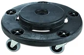 Inne artykuły do sprzątania - Rubbermaid Commercial Products Brute Round Dolly, 350 lb. Load Cap, Black, Sold as 1 Each FG26400BLA - miniaturka - grafika 1