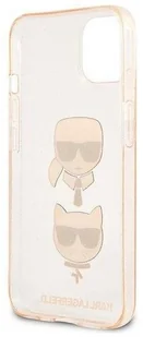 Karl Lagerfeld KLHCP13SKCTUGLGO iPhone 13 mini 5,4" złoty/gold hardcase Glitter Karl s & Choupette KF000815 - Etui i futerały do telefonów - miniaturka - grafika 9