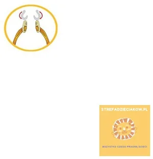 Woopie ! WOOPIE Huśtawka Swing 3w1 Niebieska 28606 - Place zabaw - miniaturka - grafika 3