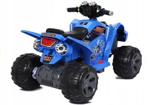 Import LEANToys Quad na akumulator Duże Koła Niebieski 2036 - Pojazdy elektryczne dla dzieci - miniaturka - grafika 5