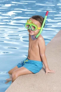 Bestway Maska Do Nurkowania Z Rurką Zwierzątka Zielona 24059 LT-9523-0 - Sprzęt do nurkowania - miniaturka - grafika 2