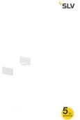 Oprawy, klosze i abażury - SLV SPOTLINE GRAZIA 10 Końcówki 2szt. flat Version biała 1000476 - miniaturka - grafika 1