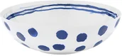 Talerze - Nuova Cer R2S Talerz na zupę kropki R2S Indigo 1703 INDI - miniaturka - grafika 1