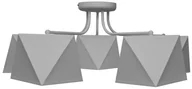 Lampy sufitowe - Helam Żyrandol ADAMANT 5xE27/60W/230V szary - miniaturka - grafika 1
