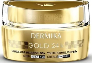 Dermika Gold 24k Krem Zastrzyk Młodości 55+ 50ml - Kremy do twarzy - miniaturka - grafika 6