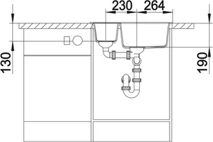 Blanco METRA 6 SZAMPAN 516175 - Zlewozmywaki - miniaturka - grafika 6