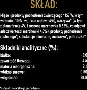 Cesar CESAR puszka 12x400g mokra karma pełnoporcjowa dla dorosłych psów bogata w wołowinę przybrana marchewką fasolką i ziołami 47813-uniw - Przysmaki dla psów - miniaturka - grafika 3