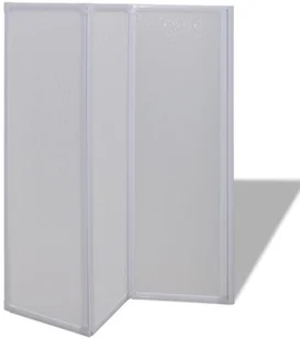 vidaXL 3 składane panele 141x132 140785 - Kabiny prysznicowe - miniaturka - grafika 5