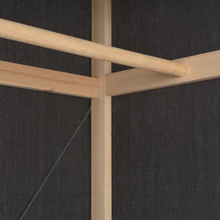 vidaXL vidaXL Szafa, szara, 79 x 40 x 170 cm, materiałowa - Szafy - miniaturka - grafika 5