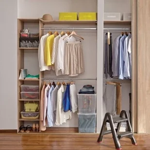 Curver Pojemnik  Textile Box transparentny 45 l - Pudła i kartony archiwizacyjne - miniaturka - grafika 4