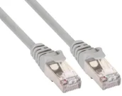 Kable miedziane - InLine Przewód krosowy Intos 100 Mbit Patchkabel KAT5E Szary S/FTP, 50.0 m 72555 - miniaturka - grafika 1