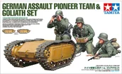 Modele do sklejania - Tamiya Pojazd saperski Goliath (x2) z oddziałem pionierów 35357 - miniaturka - grafika 1