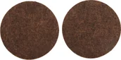 Meble modułowe i akcesoria - Vorel Podkładki filcowe 50 mm brązowe 2 sztuki 74856 - miniaturka - grafika 1