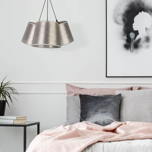 Euluna Lampa wisząca Rossa, 3-punktowa, srebrna - Lampy sufitowe - miniaturka - grafika 3