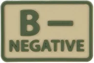 Odzież taktyczna i umundurowanie - Emblemat grupa krwi B Rh- Khaki - 2 szt. (OD-BLP-RB-13 B/RH-) OD-BLP-RB-13 B/RH- - miniaturka - grafika 1