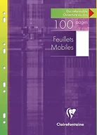 Wkłady do segregatora - Clairefontaine 1731 °C wkłady do kołonotatnika DIN A4 (francuska linie, 50 kartek, 210 X 297 MM) Biały, biały 50 arkuszy 1730C - miniaturka - grafika 1