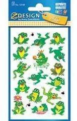 Avery Zweckform 53168 naklejki dla dzieci, żaby, 32 naklejki 53168 - Przybory szkolne - miniaturka - grafika 3