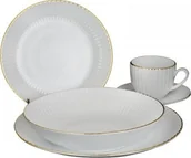 Serwisy obiadowe - Chodzież LUBIANA DAISY SERWIS ZŁOTY OBIADOWO-KAWOWY 6/30 1608C 5900245624823 - miniaturka - grafika 1