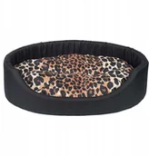 Legowiska dla psów - Ami Play Legowisko owalne dla Psa Fun S Czarny - miniaturka - grafika 1