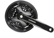 Części rowerowe - Shimano Mechanizm korbowy SHIMANO FCMT101E002CLB 175mm 40 x 30 x 22 z osłoną, czarny, 9-rzędów 150114 - miniaturka - grafika 1
