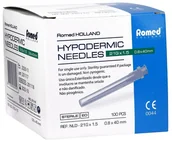 Meble i wyposażenie gabinetów medycznych - ROMED Igły iniekcyjne 0,8 x 40 mm 21G x 100 szt Romed |  OD 199 PLN! - miniaturka - grafika 1