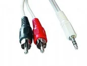 Adaptery i przejściówki - Gembird CABLE AUDIO 3.5MM TO 2RCA 2.5M CCA-458-2.5M CCA-458-2.5M - miniaturka - grafika 1