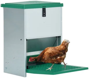 VidaXL Lumarko Automatyczny karmnik dla drobiu Feedomatic z pedałem, 12 kg 171446 VidaXL - Karmniki dla ptaków - miniaturka - grafika 2