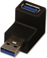 Adaptery i przejściówki - Lindy Adapter USB USB A USB A wtyk-gniazdo Czarny 71261 71261 - miniaturka - grafika 1