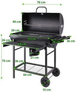 Toya GRILL OGRODOWY Z POKRYWĄ RUSZT 71 CM TOYA 99512 99512 - Piece, kotły  i płyty grzejne gastronomiczne - miniaturka - grafika 10