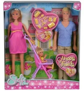 Simba Toys STEFFI Zestaw szczęśliwa rodzina - Lalki dla dziewczynek - miniaturka - grafika 2