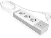Listwy zasilające - Listwa zasilająca RaidSonic ICY BOX Steckdosenleiste 3-fach IB-CB004-S - miniaturka - grafika 1