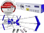Anteny TV - TELMOR Antena Tv Kierunkowa Dvb-t Combo MUX8 TT345 - miniaturka - grafika 1