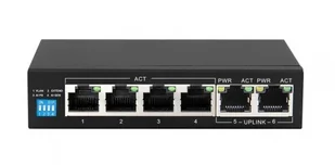 ExtraLink Switch PoE EX.14831 6x 10/100Mbps - Switche - miniaturka - grafika 2