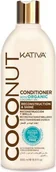 Odżywki do włosów - Kativa Coconut Conditioner 500 ml Kokosowa odżywka do włosów odbudowująca i nadająca połysku - miniaturka - grafika 1