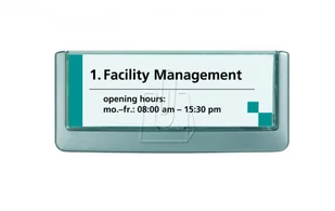 Durable Tabliczka informacyjna Click Sign Durable 149mm x 52,5mm granatowa 486007 - Dekoracje domu - miniaturka - grafika 11