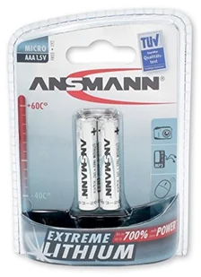 Ansmann 1x2 Lithium Micro AAA Extreme 5021013 - Baterie i akcesoria - miniaturka - grafika 2