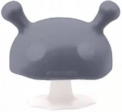 Gryzaki dla dzieci - Mombella Gryzak Uspokajający Mushroom Grzybek Grey - miniaturka - grafika 1