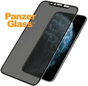 Szkła hartowane na telefon - PanzerGlass Szkło ochronne Edge to Edge Privacy dla iPhone X/Xs/11 Pro czarne Swarovski CamSlider P2680) - miniaturka - grafika 1