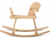 Zabawki na biegunach - Drewniany Koń Na Biegunach Konik Bujany Bujak Buk - miniaturka - grafika 1