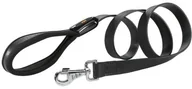 Smycze dla psów - Ferplast Lina ferplast 76108017 skórzana Giotto G20/120, dla psów, szerokość: 2,0 cm, długość: 120 cm, w kolorze czarnym - miniaturka - grafika 1